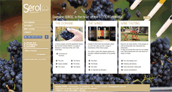 Desktop Screenshot of domaine-serol.com